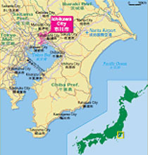 일본내 이치카와도시 위치
