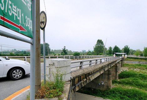 원주천 병영교 사진