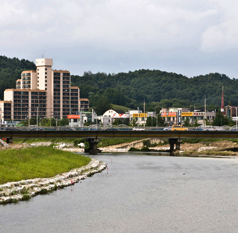 원주천 치악교 사진