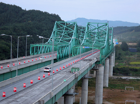 원주천 호저교 사진