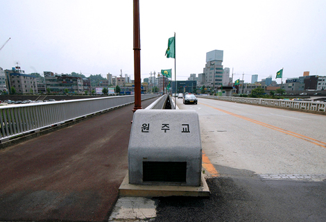 원주천 원주교 사진