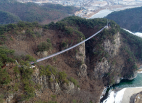 원주 소금산 출렁다리 개통 사진 1