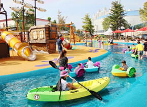 공원 내 어린이 물놀이장 개장 사진 1