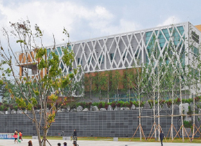 단구공원 열린광장 음악분수 개장 사진 1