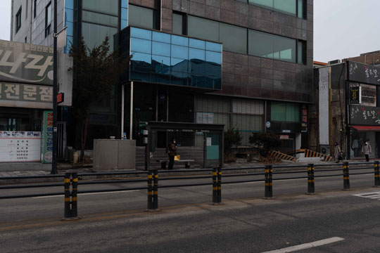 지하상가사거리(YWCA 방면)