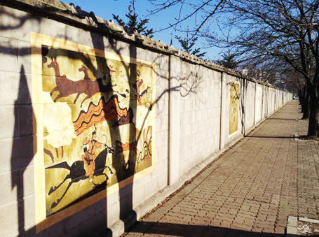 통일아파트(단구동) 벽화사진