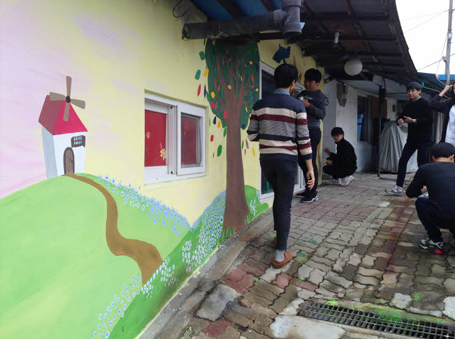 학성동 달동네(힐링아트2) 벽화사진