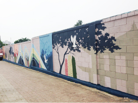 제612수송보급대대 영외중대 벽화사진