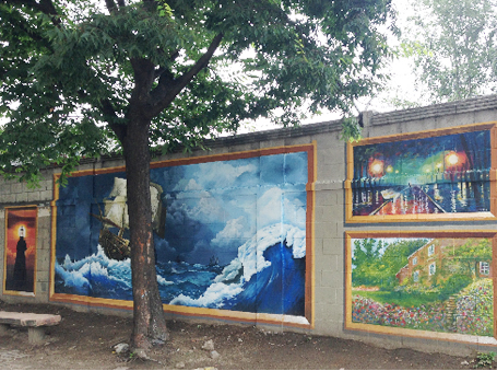 제1군수지원사령부 벽화사진