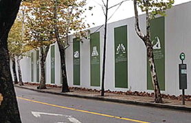 운전자의 시야를 방해하지 않는 색채 사용 사례