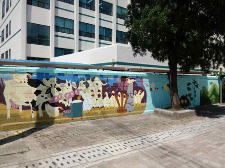 무실초등학교(방음벽)사진