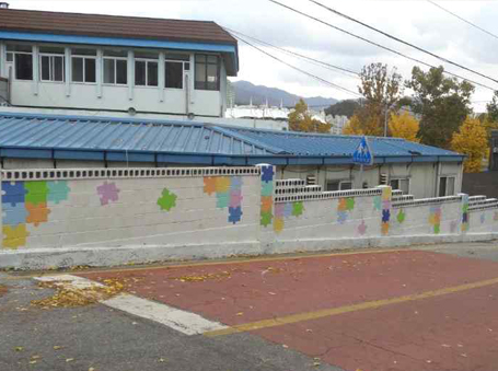 통일아파트 벽화사진