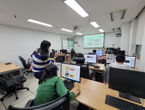 라온센터 활동사진 정보화교육실